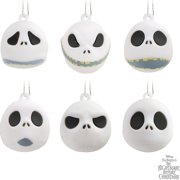 NEW  Set of 6 Tim Burton's The Nightmare Before Christmas Jack - Picture 8 of 9